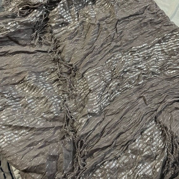Gray Sparkly Scarf - Picture 2 of 6